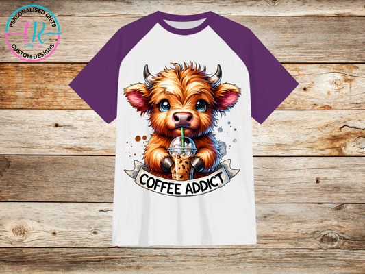 t-shirt-graphic-tees-shirts-coffee-addict-pruple-sleeve-TR-collective-front