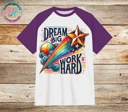 t-shirt-graphic-tees-shirts-dream-big-purple-sleeve-TR-collective-front