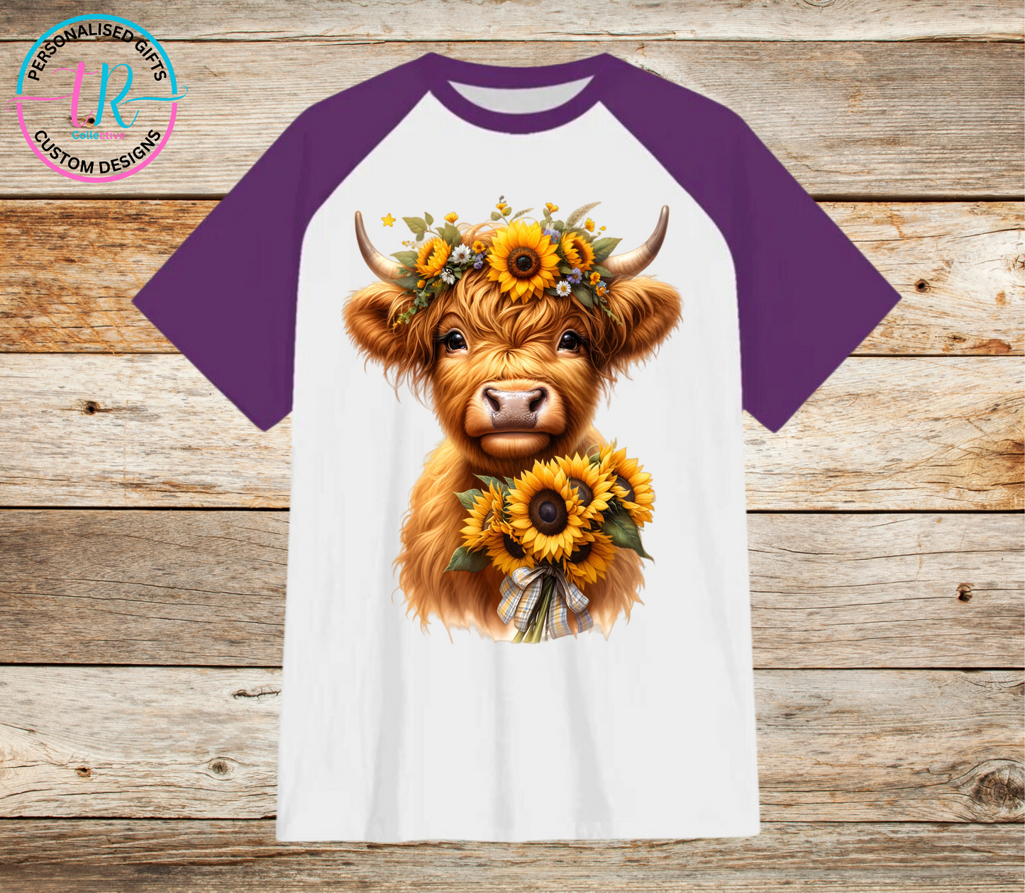 t-shirt-graphic-tees-shirts-highland-sunflower-purple-sleeve-TR-collective-front