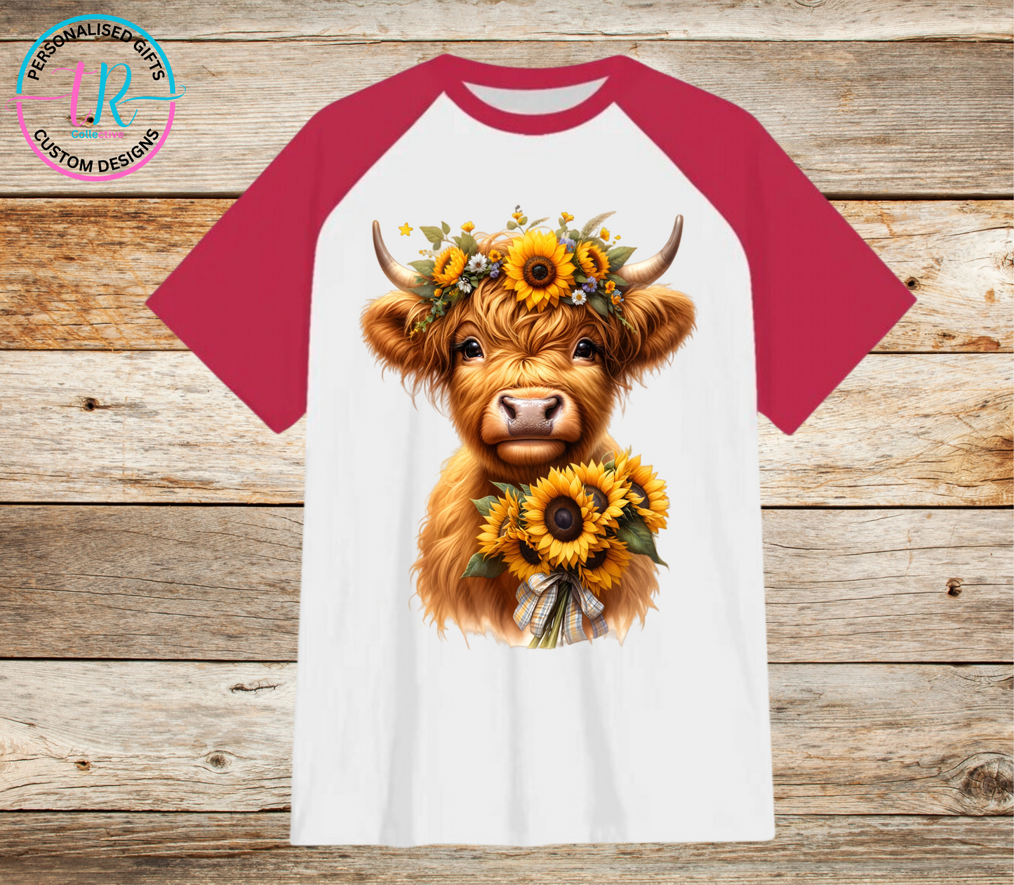 t-shirt-graphic-tees-shirts-highland-sunflower-red-sleeve-TR-collective-front