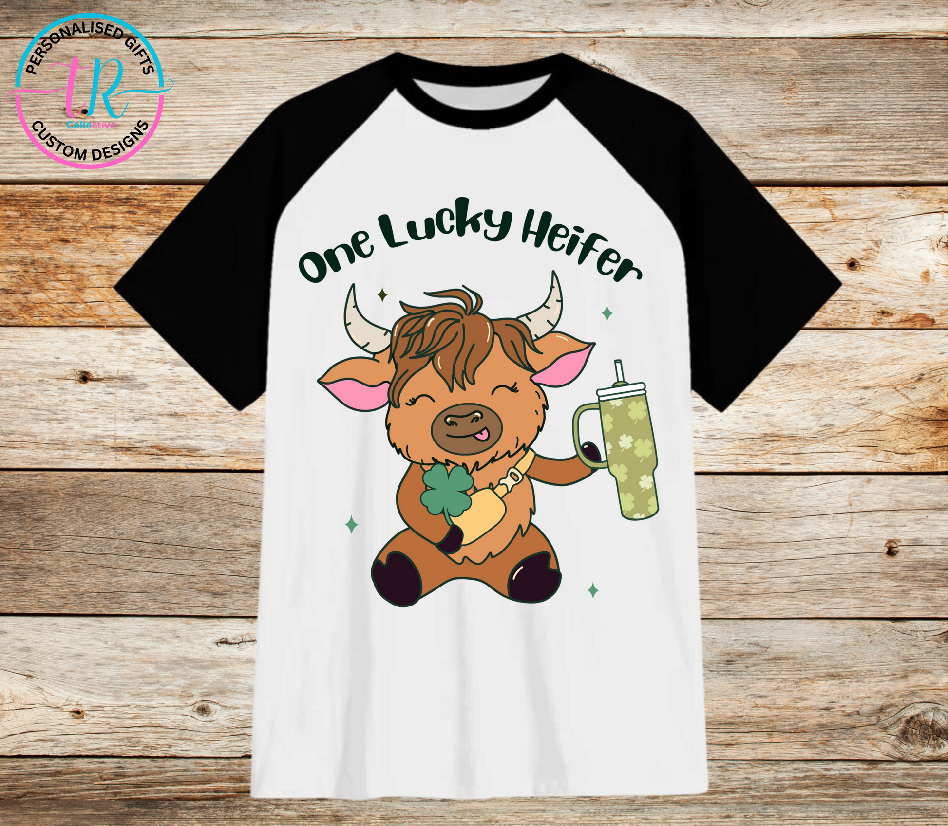 t-shirt-graphic-tees-shirts-lucky-heifer-black-sleeve-TR-collective-front