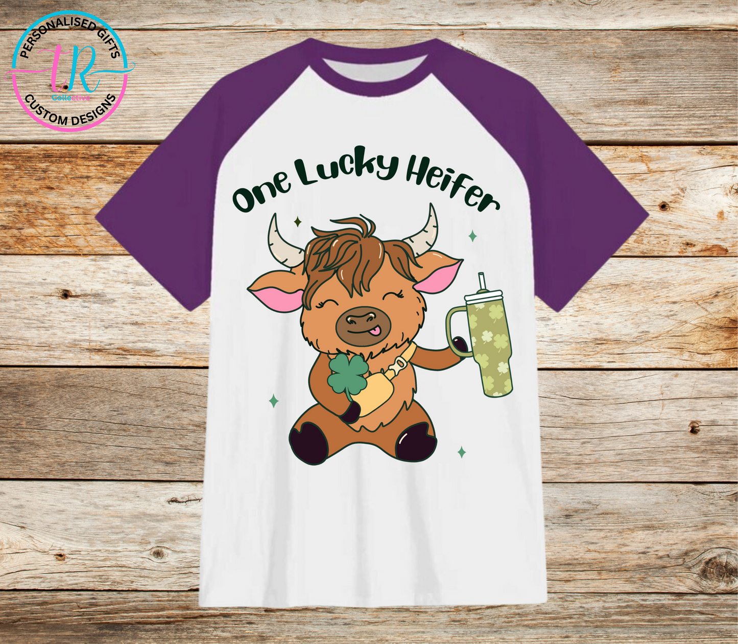 t-shirt-graphic-tees-shirts-lucky-heifer-purple-sleeve-TR-collective-front