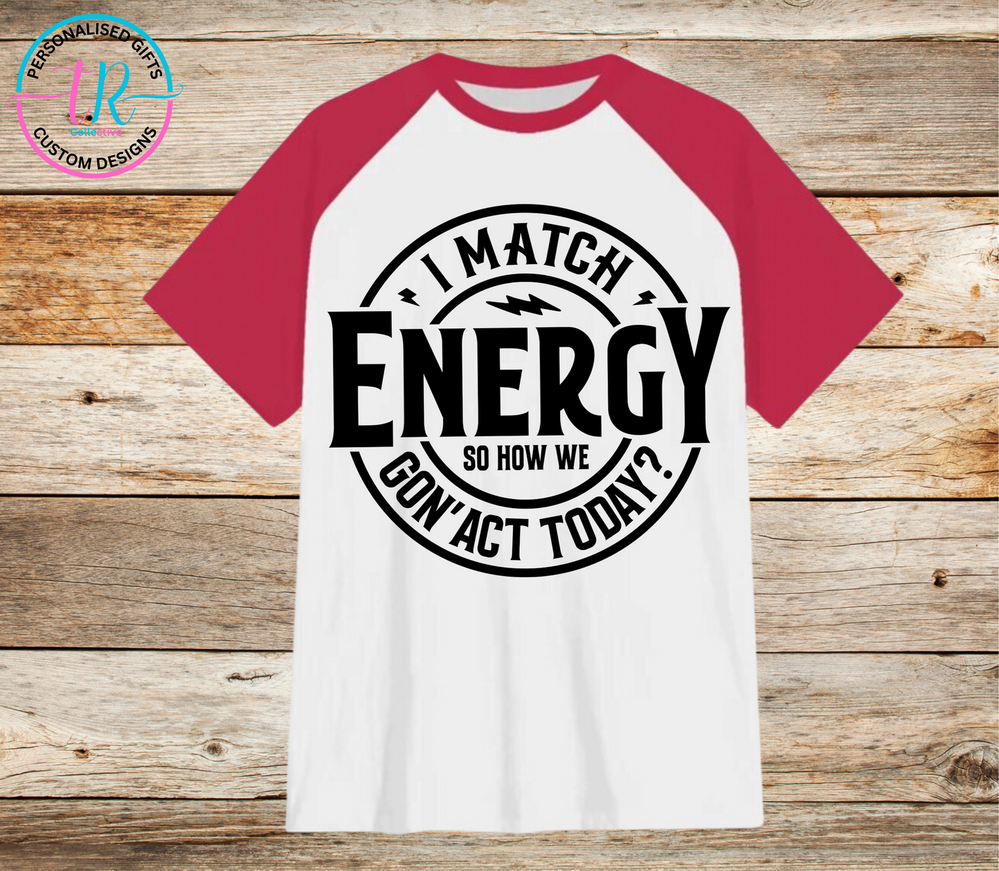 t-shirt-graphic-tees-shirts-match-energy-red-sleeve-TR-collective-front