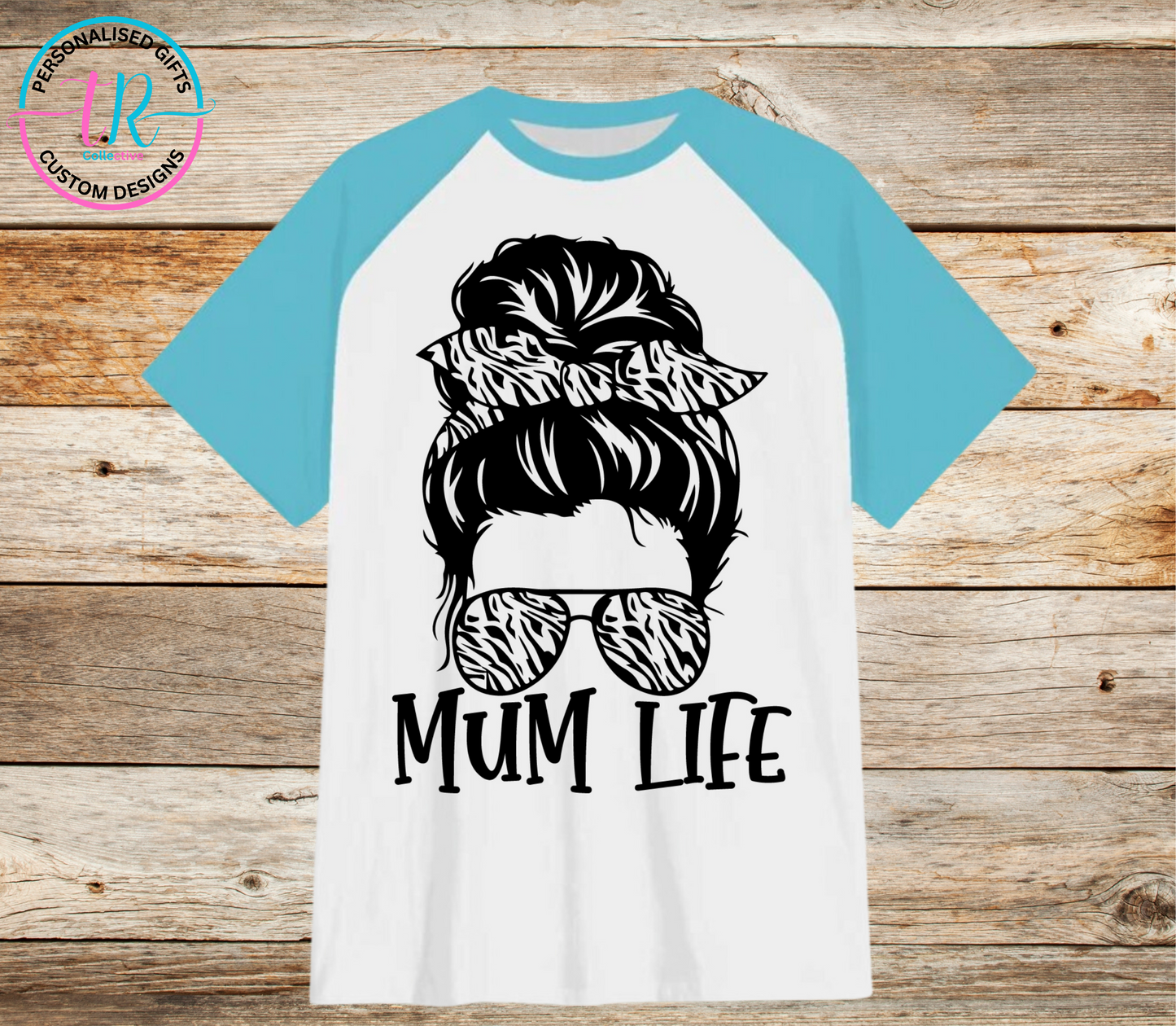 t-shirt-graphic-tees-shirts-mum-life-light-blue-sleeve-TR-collective-front