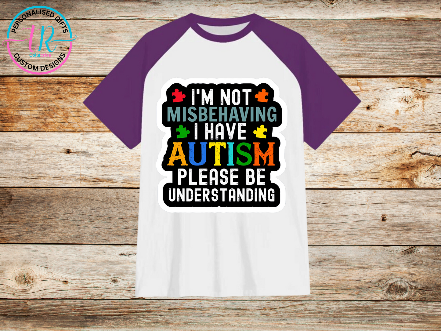 t-shirt-graphic-tees-shirts-not-misbehaving-purple-sleeve-TR-collective-front