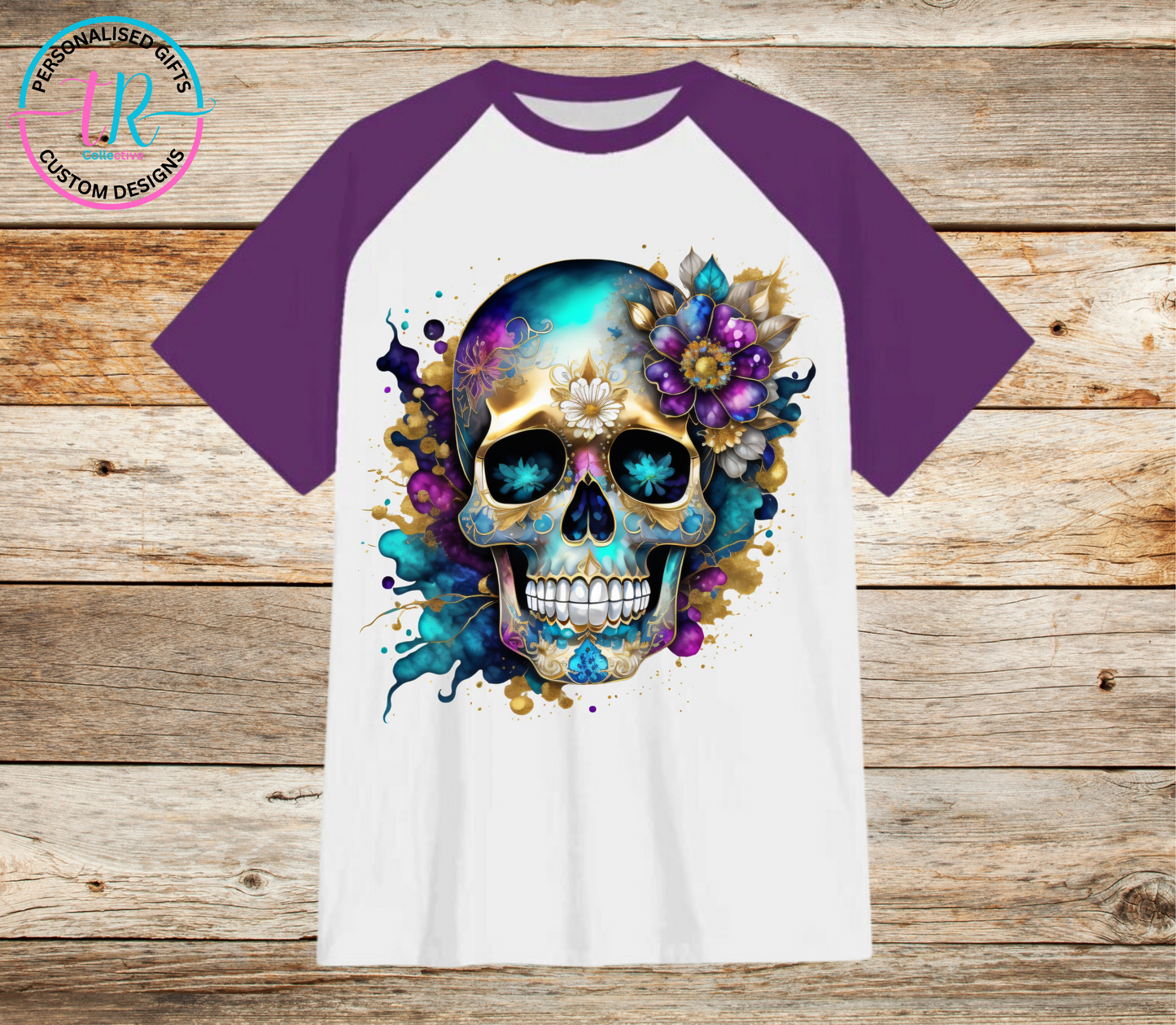 t-shirt-graphic-tees-shirts-skull-2-purple-sleeve-TR-collective-front