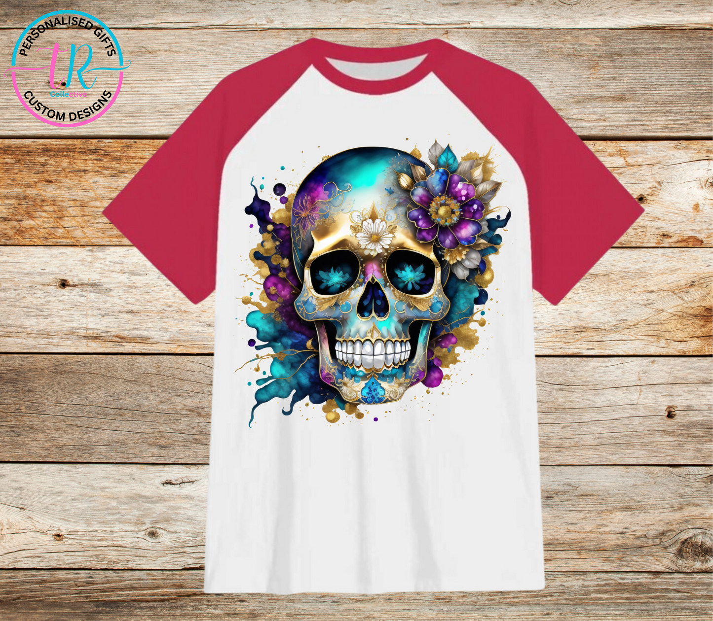 t-shirt-graphic-tees-shirts-skull-2-red-sleeve-TR-collective-front