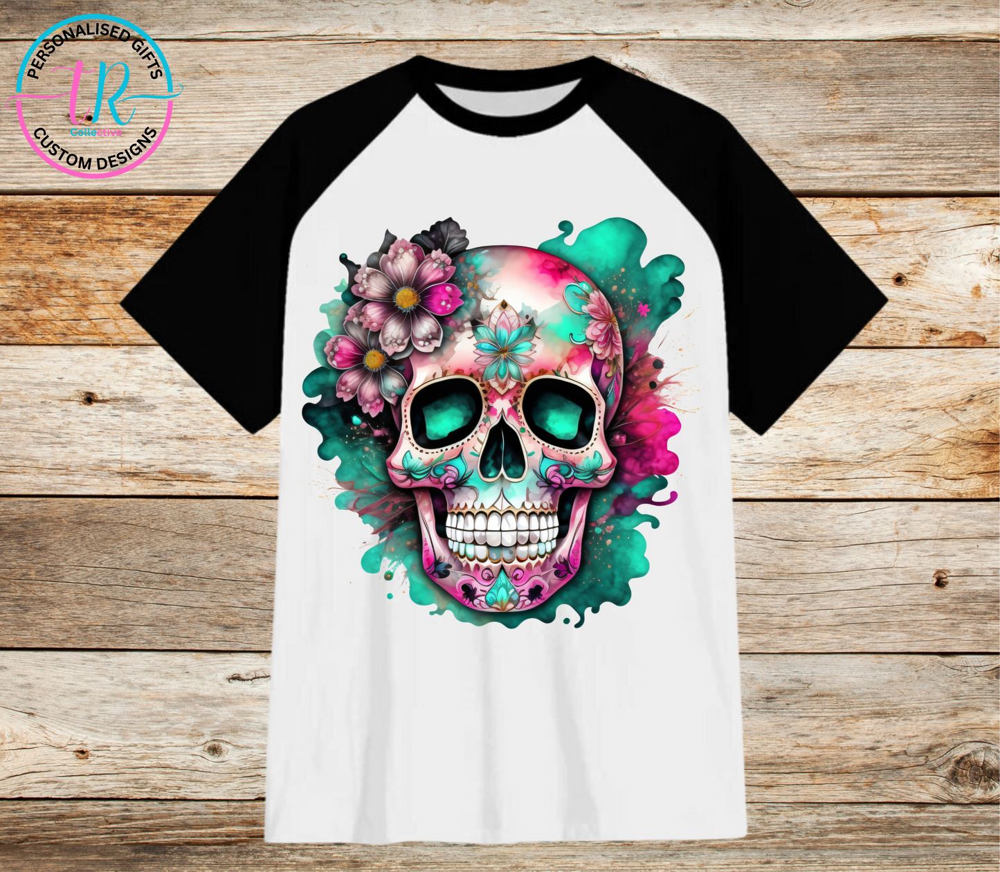 t-shirt-graphic-tees-shirts-skull-black-sleeve-TR-collective-front