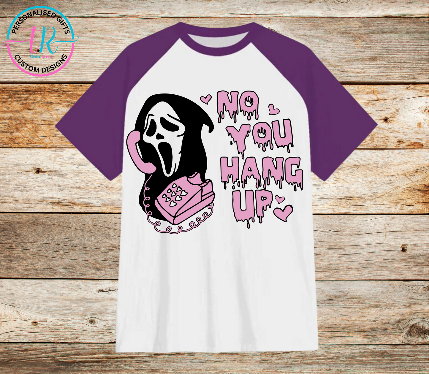 t-shirt-graphic-tees-shirts-you-hang-up-purple-sleeve-TR-collective-front